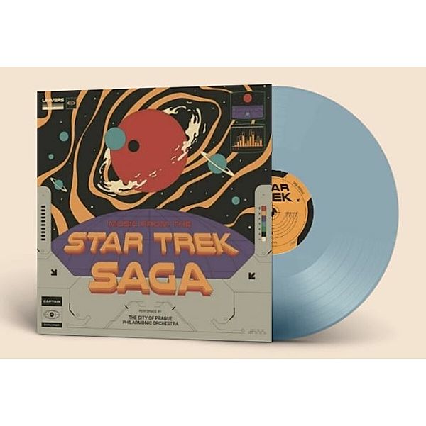 Music From The Star Trek Saga (Blue Vinyl Lp), The City Of Prague Philharmonic Orchestra