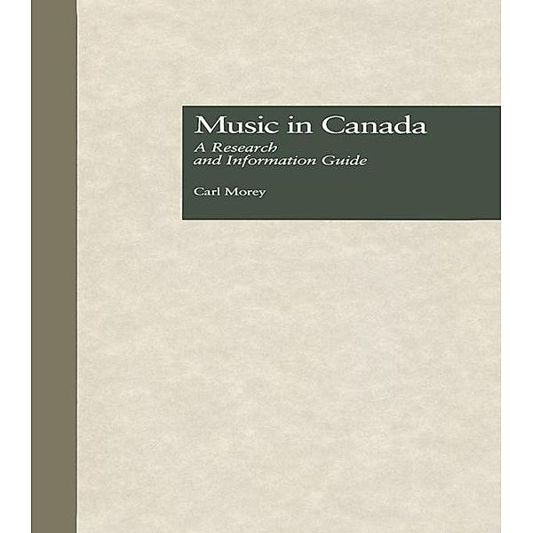 Music in Canada, Carl Morey