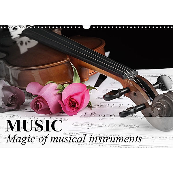 Music Magic of musical instruments (Wall Calendar 2019 DIN A3 Landscape), Elisabeth Stanzer