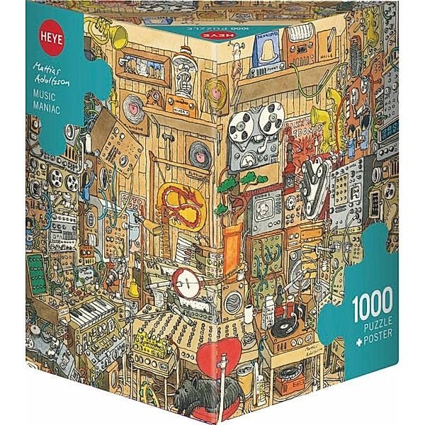 Music Maniac Puzzle, Mattias Adolfsson