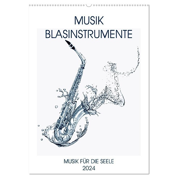 Musik Blasinstrumente (Wandkalender 2024 DIN A2 hoch), CALVENDO Monatskalender, Wilfried W. Voßen Herzog von Laar am Rhein