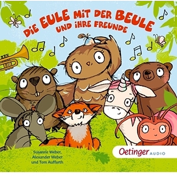 Musik-CD: Die Eule mit der Beule und ihre Freunde - Liederalbum, Susanne Weber