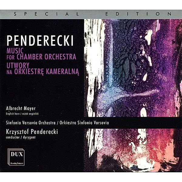 Musik Für Kammerorchester, Penderecki, Mayer, Haufa, Sinfonia Varsovia