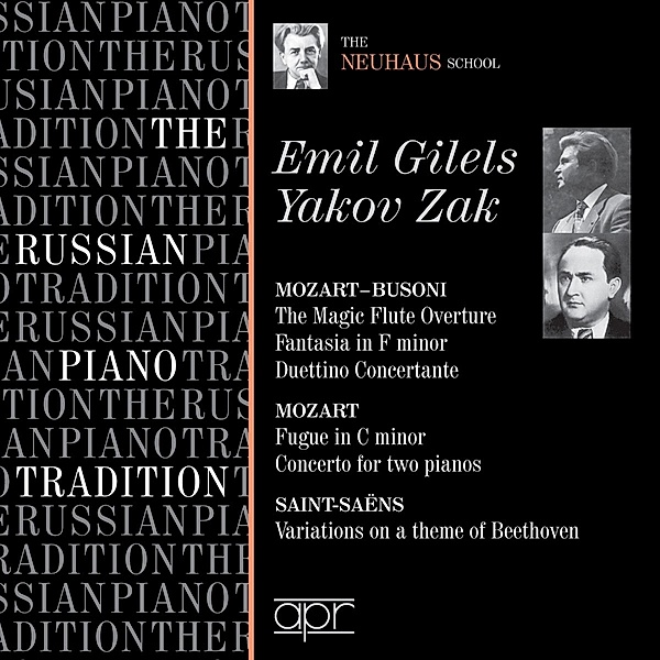 Musik für zwei Klaviere, Gilels, Zak, Konradshin, USSR State Orch.