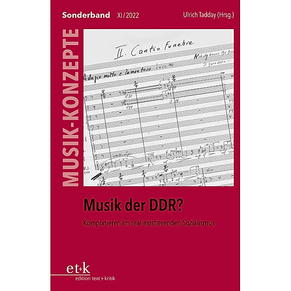 MUSIK-KONZEPTE / Sonderband / Musik der DDR?