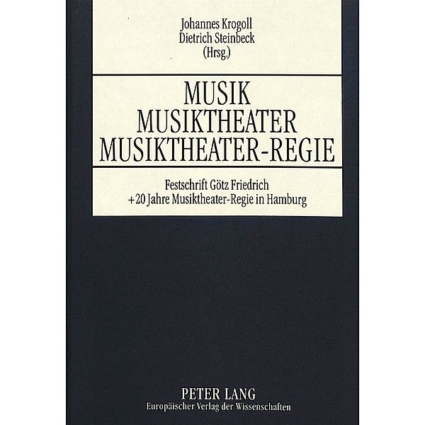 Musik - Musiktheater - Musiktheater-Regie