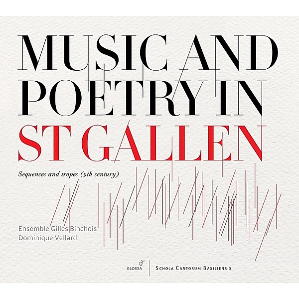 Musik Und Dichtung In St.Gallen, Vellard, Ensemble Gilles Binchois