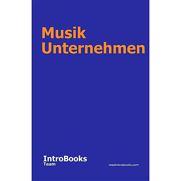 Musik Unternehmen, IntroBooks Team