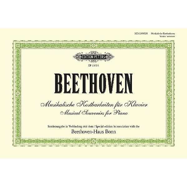 Musikalische Kostbarkeiten für Klavier / Musical Souvenirs for Piano, Ludwig van Beethoven