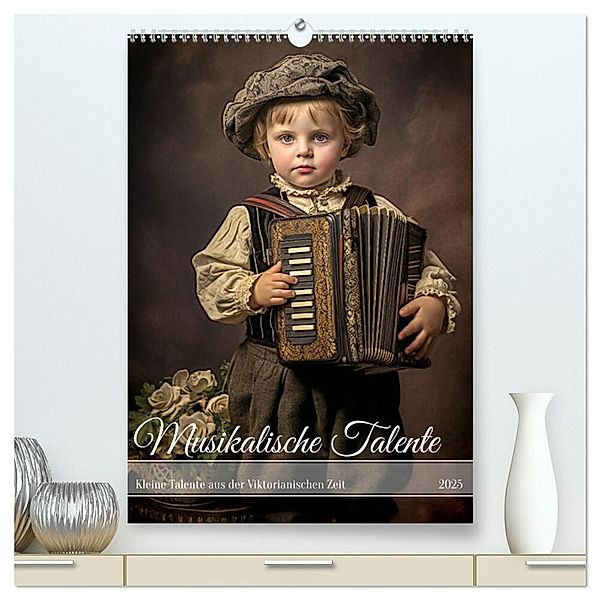 Musikalische Talente (hochwertiger Premium Wandkalender 2025 DIN A2 hoch), Kunstdruck in Hochglanz, Calvendo, Steffen Gierok-Latniak