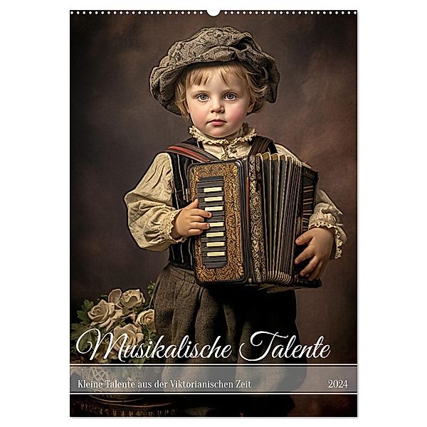 Musikalische Talente (Wandkalender 2024 DIN A2 hoch), CALVENDO Monatskalender, Calvendo, Steffen Gierok-Latniak