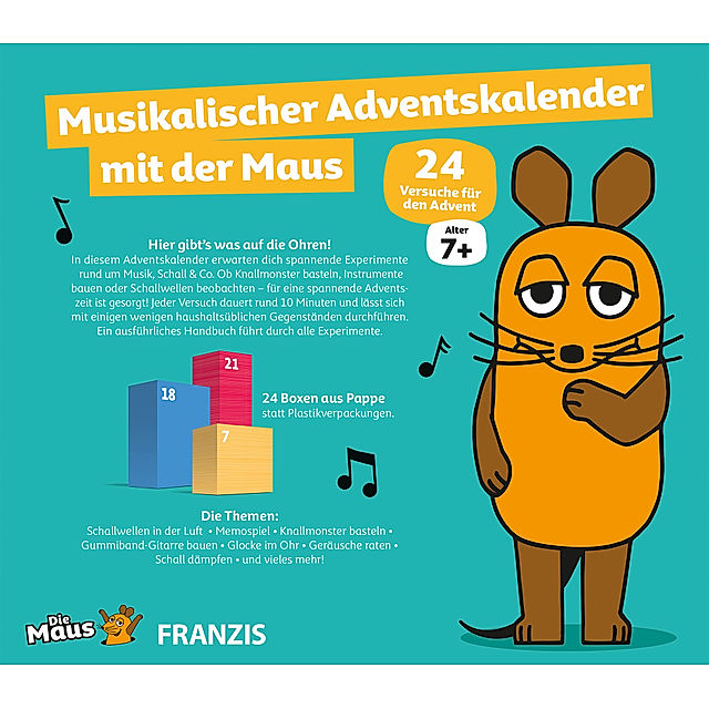 Musikalischer Adventskalender mit der Maus | Weltbild.de