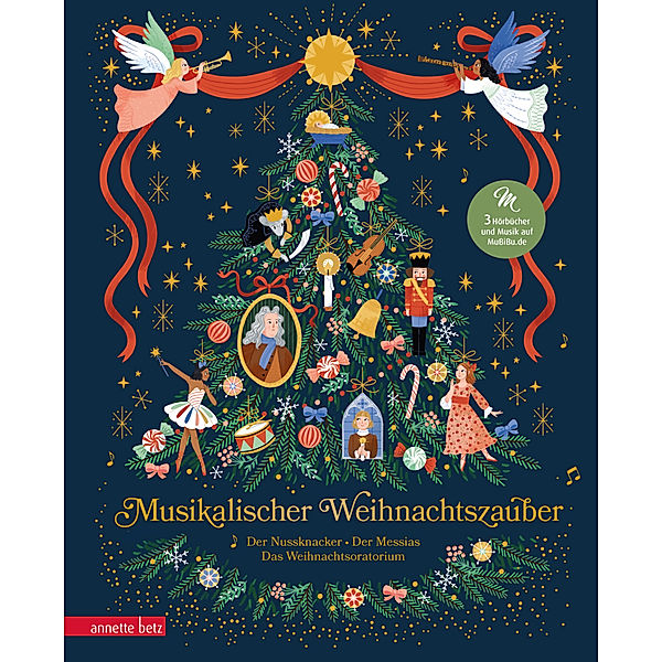 Musikalischer Weihnachtszauber (Das musikalische Bilderbuch zum Streamen) - Drei musikalische Weihnachtsklassiker in einem Band - das perfekte Geschenk für die Weihnachtszeit, Rudolf Herfurtner, Susa HäMMERLE