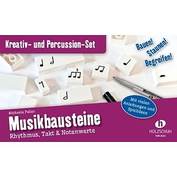 Musikbausteine, Kreativ- & Percussion-Set,Audio-CD, Michaela Paller