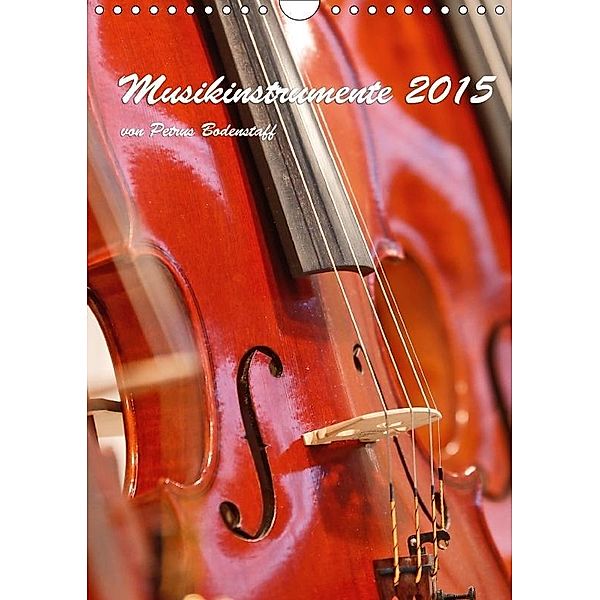 Musikinstrumente 2017 von Petrus Bodenstaff (Wandkalender 2017 DIN A4 hoch), Petrus Bodenstaff