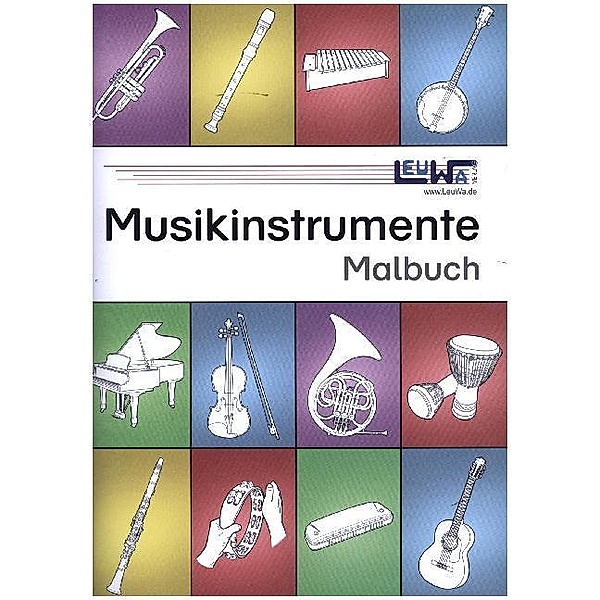 Musikinstrumente Malbuch, Martin Leuchtner, Bruno Waizmann