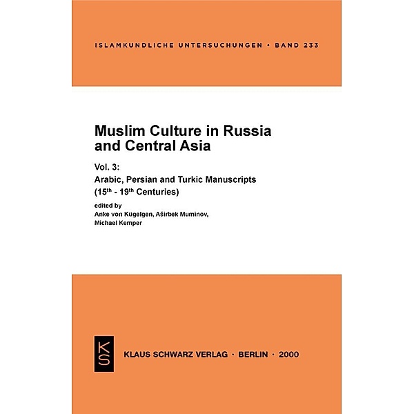 Muslim Culture in Russia and Central Asia