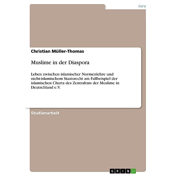 Muslime in der Diaspora, Christian Müller-Thomas