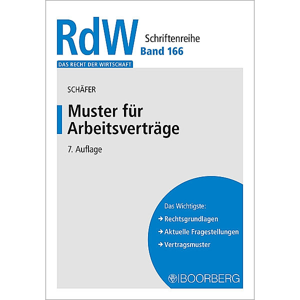 Muster für Arbeitsverträge, Gerd Schäfer