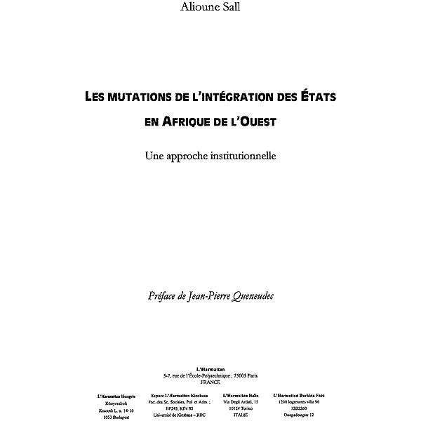 Mutations de l'integration desetats en / Hors-collection, Laurain Jean