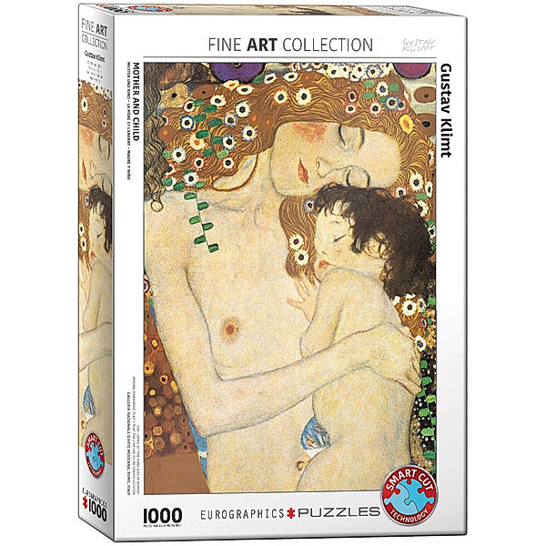 Eurographics Mutter und Kind von Klimt - Detail (Puzzle), Gustav Klimt