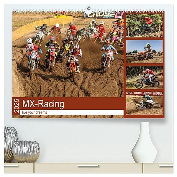 MX-Racing live your dreams (hochwertiger Premium Wandkalender 2025 DIN A2 quer), Kunstdruck in Hochglanz, Calvendo, Arne Fitkau Fotografie & Design