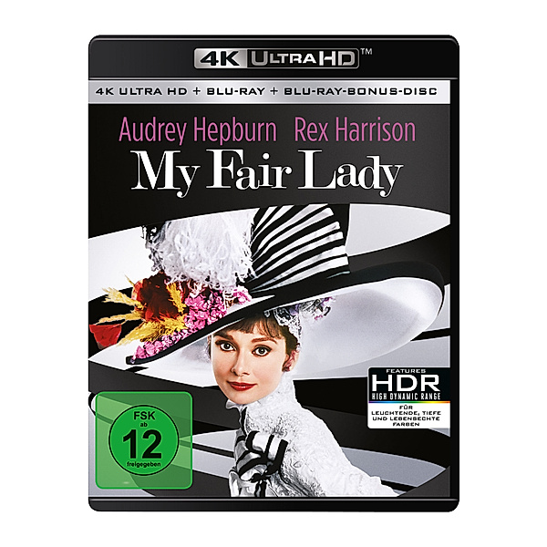 My Fair Lady (4K Ultra HD), Rex Harrison Stanley Holloway Audrey Hepburn