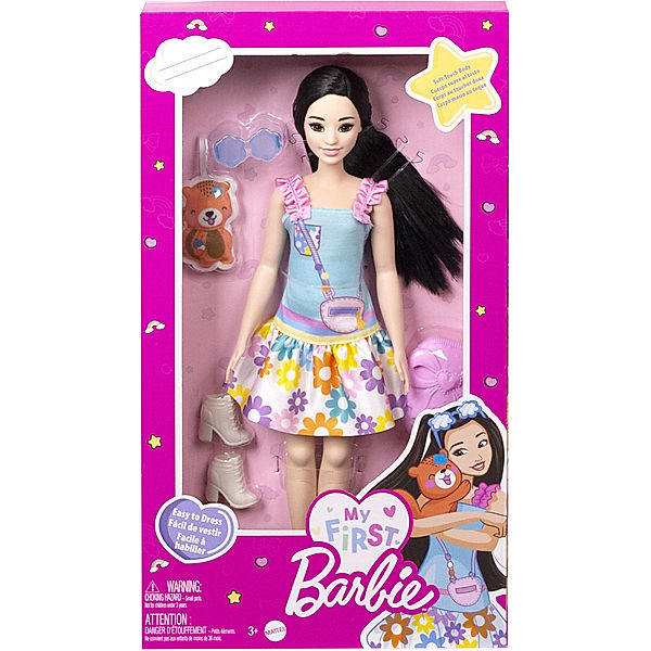 Mattel My First Barbie Core Doll with Fox (schwarze Haare)