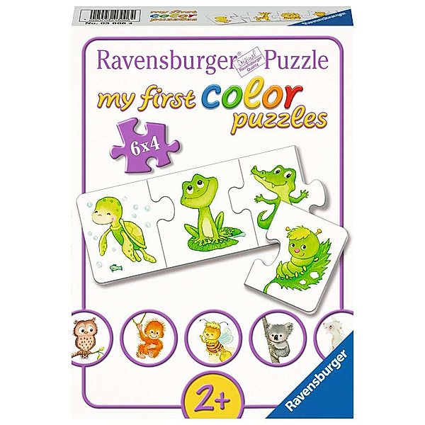 Ravensburger Verlag my first color puzzles – Meine liebsten Tierkinder