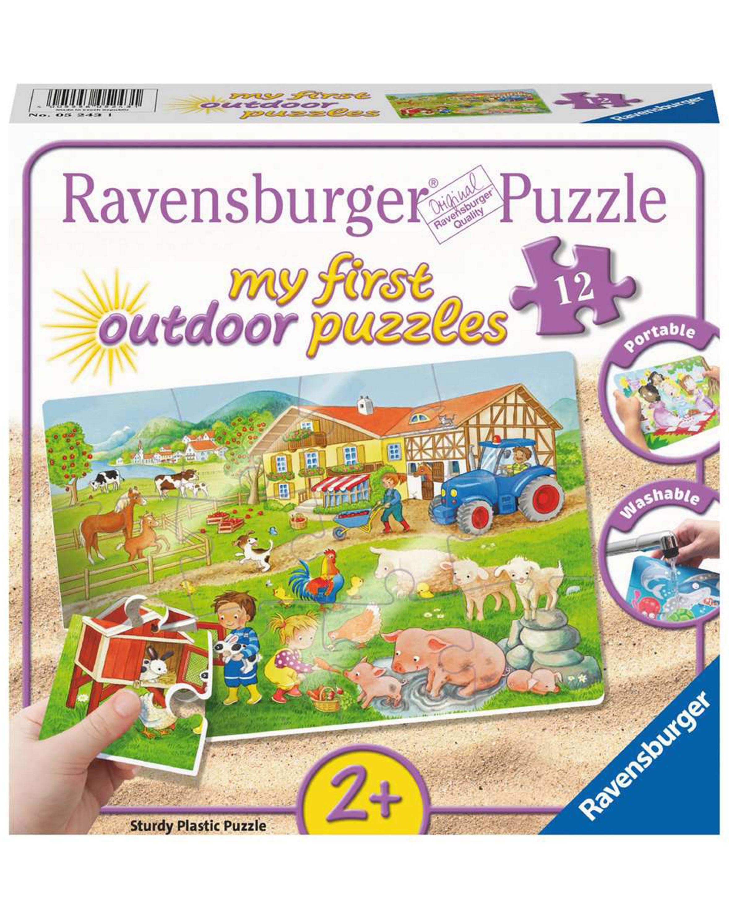 my first outdoor Puzzle LOTTA UND MAX AUF DEM BAUERNHOF 12-teilig |  Weltbild.at