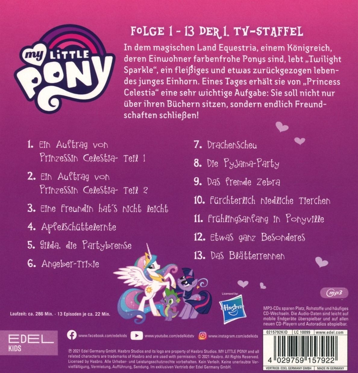 My Little Pony, Audio-CD kaufen | tausendkind.at