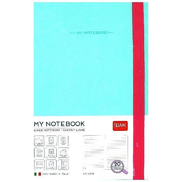 My Notebook - Medium Lined Aqua
