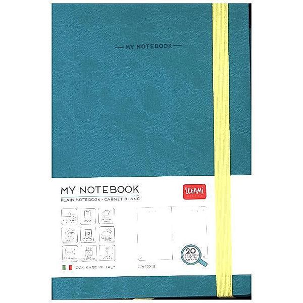 My Notebook - Medium Plain Turquoise