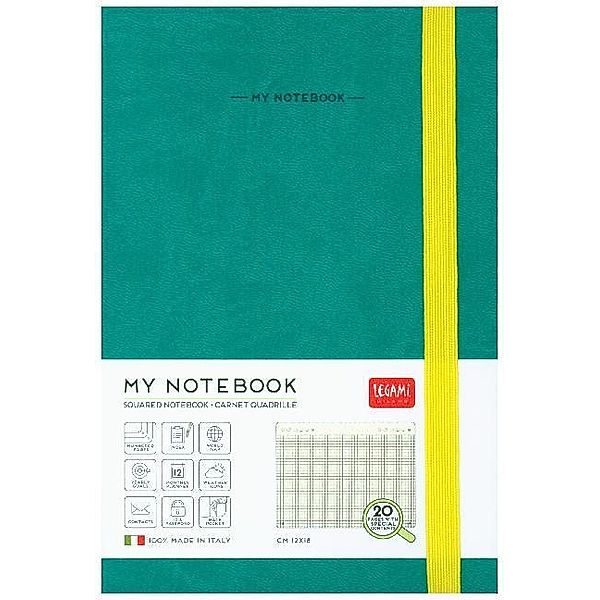 My Notebook - Medium Squared Turquoise