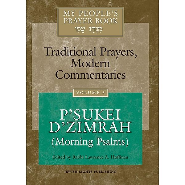 My People's Prayer Book Vol 3 / My People's Prayer Book