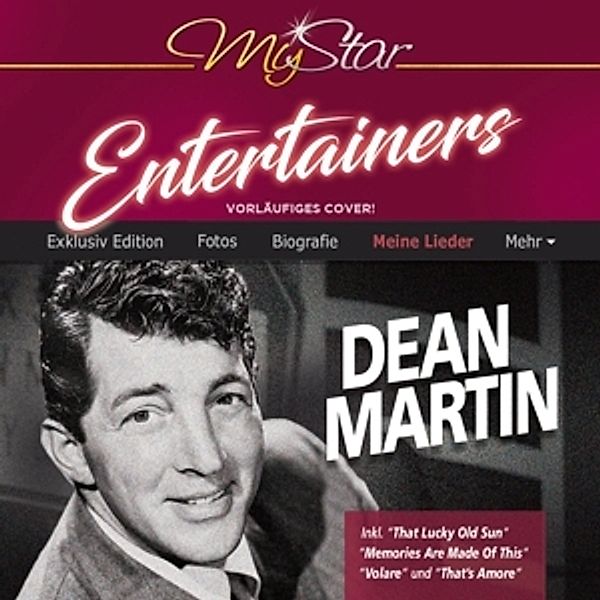 My Star (Entertainers), Dean Martin