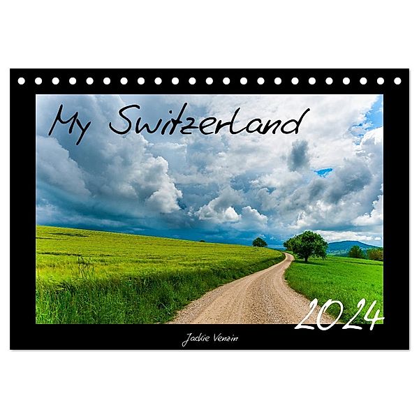 My Switzerland (Tischkalender 2024 DIN A5 quer), CALVENDO Monatskalender, Jackie Venzin