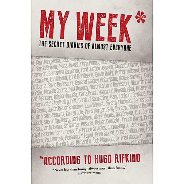 My Week*, Hugo Rifkind
