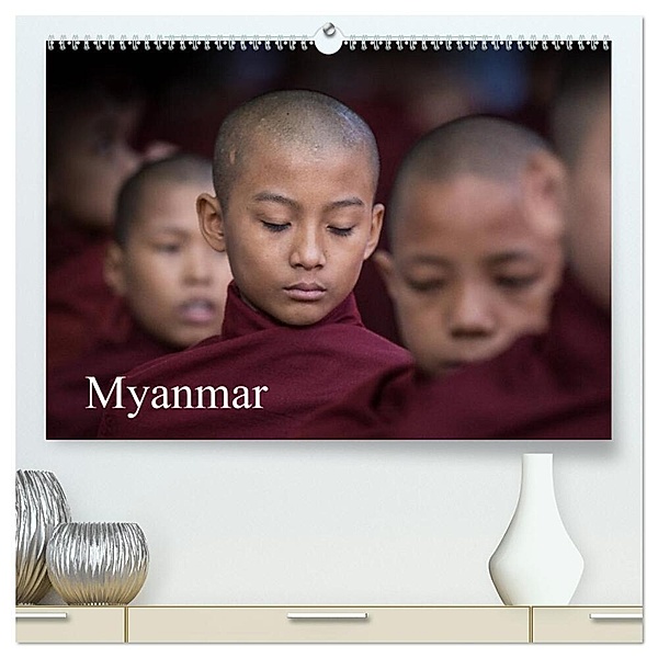 Myanmar 2024 (hochwertiger Premium Wandkalender 2024 DIN A2 quer), Kunstdruck in Hochglanz, Winfried Rusch