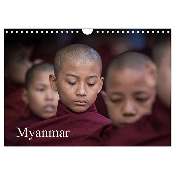 Myanmar 2024 (Wandkalender 2024 DIN A4 quer), CALVENDO Monatskalender, Winfried Rusch