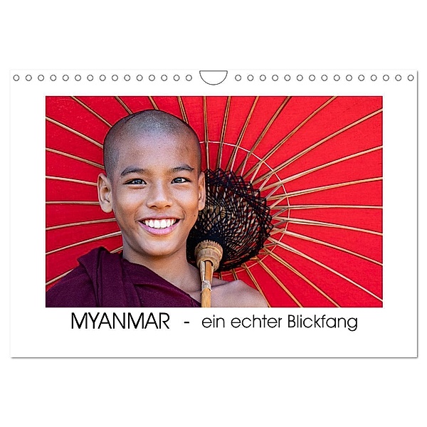 Myanmar - ein echter Blickfang (Wandkalender 2025 DIN A4 quer), CALVENDO Monatskalender, Calvendo, Gabi Steiner
