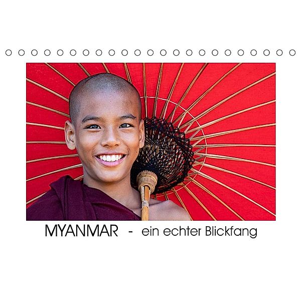 Myanmar - ein echter BlickfangAT-Version  (Tischkalender 2023 DIN A5 quer), Gabi Steiner