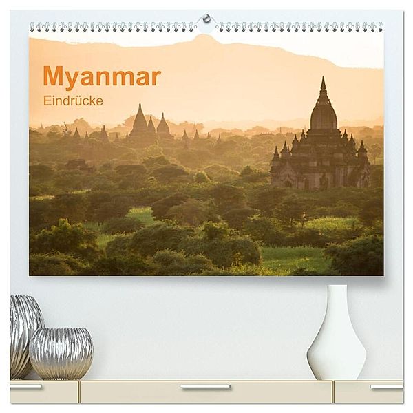 Myanmar - Eindrücke (hochwertiger Premium Wandkalender 2024 DIN A2 quer), Kunstdruck in Hochglanz, Britta Knappmann