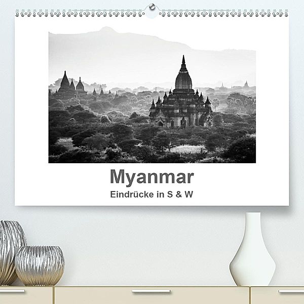 Myanmar - Eindrücke in S & W (Premium-Kalender 2020 DIN A2 quer), Britta Knappmann