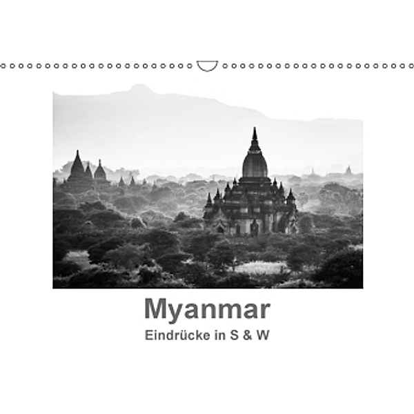 Myanmar - Eindrücke in S & W (Wandkalender 2016 DIN A3 quer), Britta Knappmann