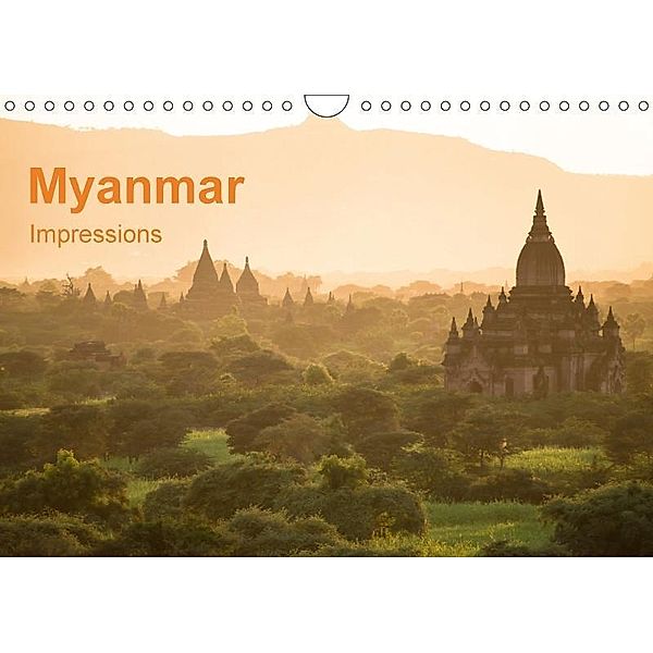 Myanmar - Eindrücke (Wall Calendar 2017 DIN A4 Landscape), Britta Knappmann
