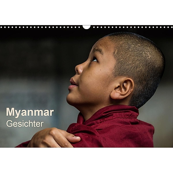 Myanmar - Gesichter (Wandkalender 2021 DIN A3 quer), Britta Knappmann