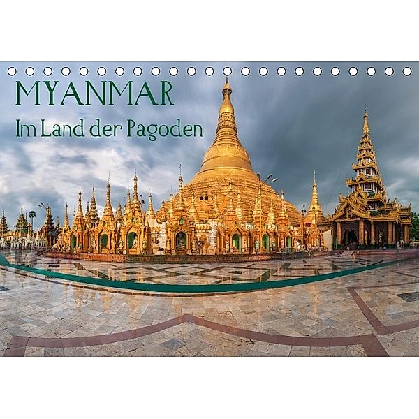 Myanmar - Im Land der Pagoden (Tischkalender 2017 DIN A5 quer), Jean Claude Castor