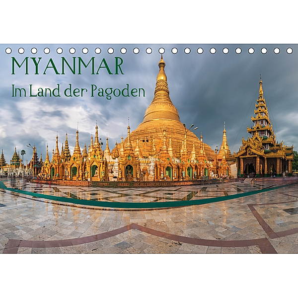 Myanmar - Im Land der Pagoden (Tischkalender 2019 DIN A5 quer), Jean Claude Castor