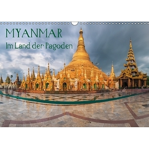 Myanmar - Im Land der Pagoden (Wandkalender 2017 DIN A3 quer), Jean Claude Castor